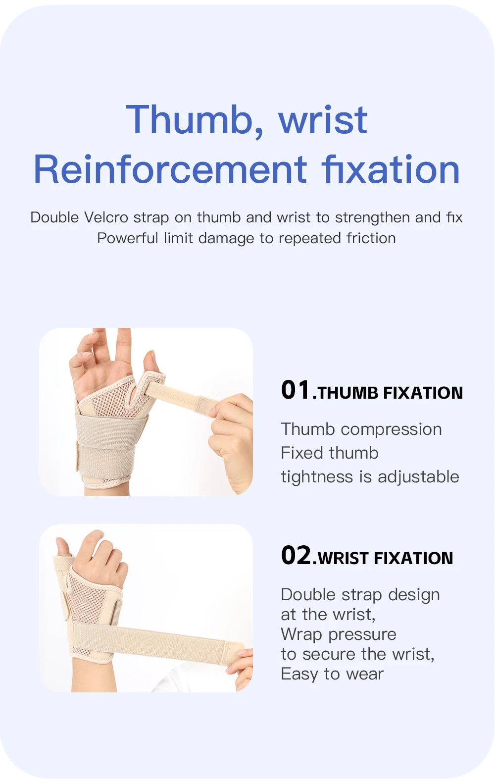 1Pc Professional Wrist Support Splint Arthritis Band Belt Carpal Tunnel Wrist Brace Sprain Prevention Wrist Protector for Fitnes