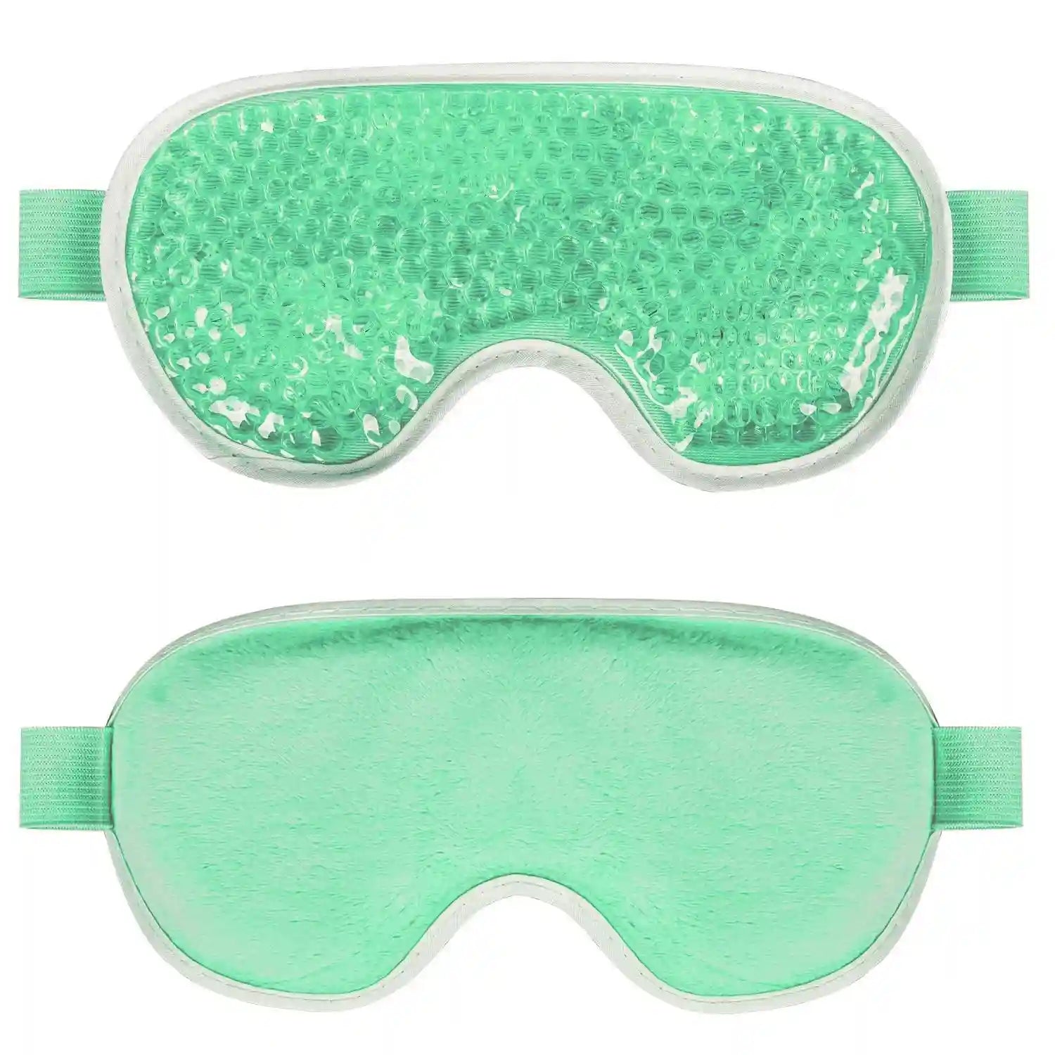 Reusable Cooling Eye Mask for Puffy Eyes and Migraine Relief Eye Massage Instrument 1Pcs Green Tidesmit