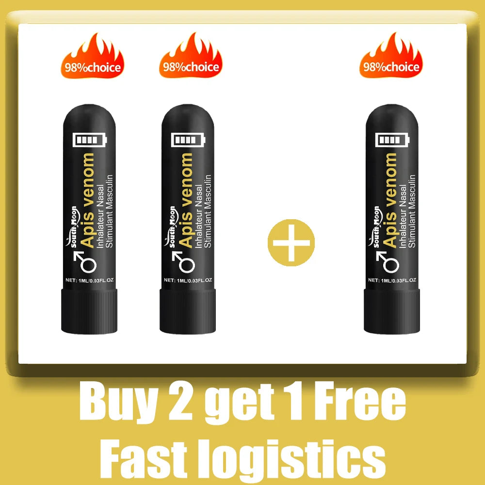 Nasal Sniffing Stick - Natural Plant-Based Relief Inhaler (5 Pack) Lip Care 3PCS Tidesmit