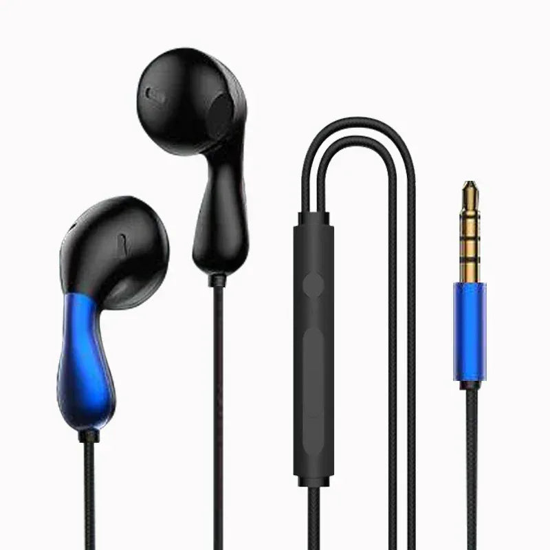 Tidesmit USB-C Wired Earbuds with HD Mic HiFi Stereo Sport Fit HZ20-Blue Tidesmit
