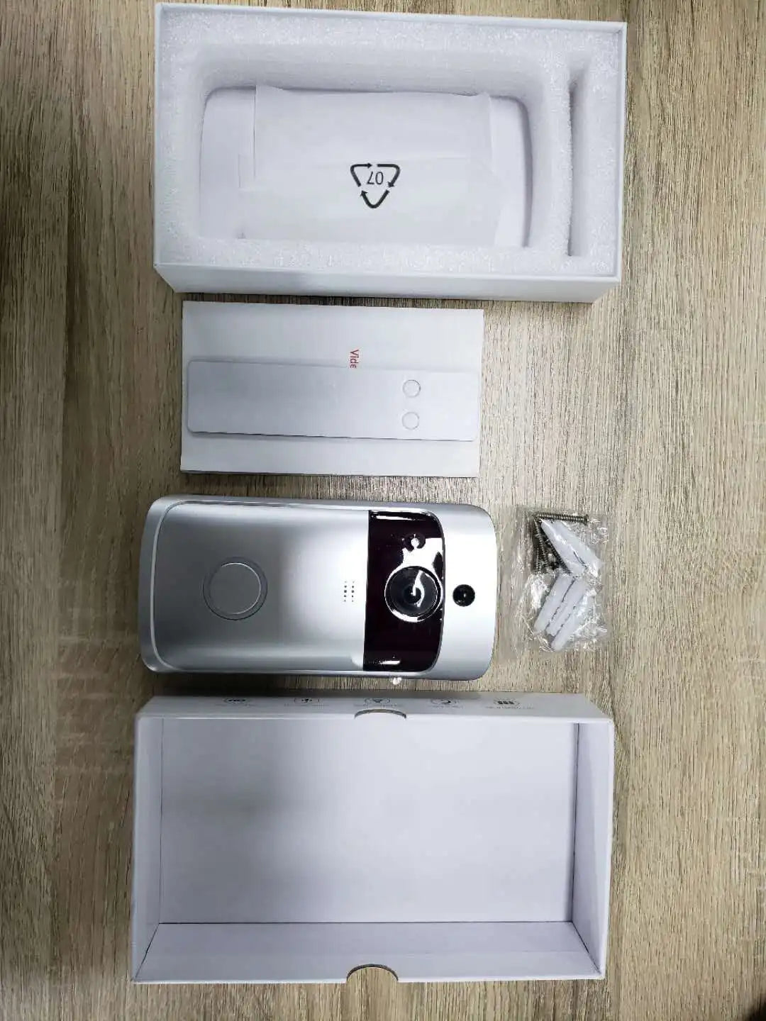 Video Doorbell Camera HD IR Alarm WiFi Doorbell Wireless Operated Motion Detector Audio & Speaker Night Vision for iOS & Android