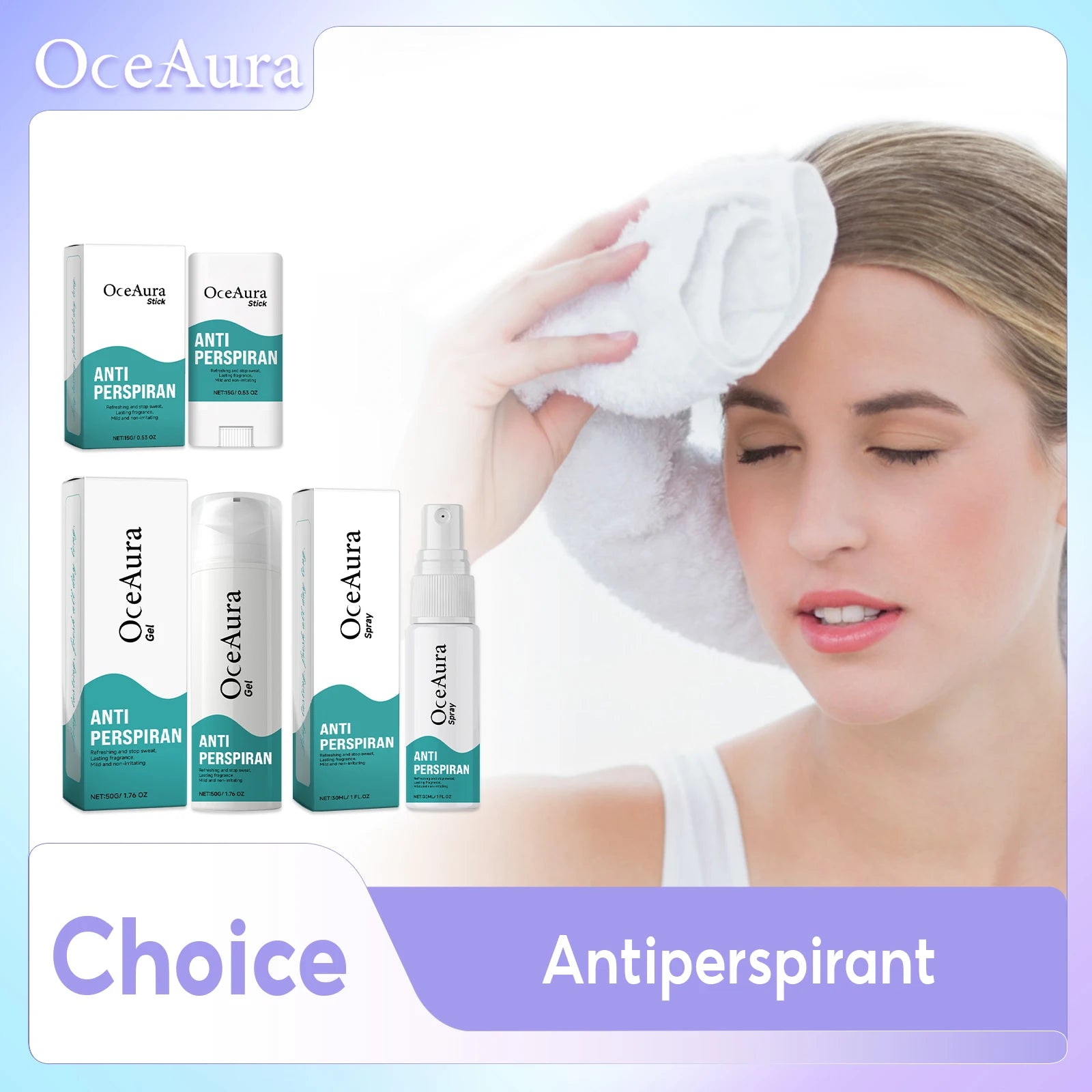 Tidesmit natural underarm odor cream and antiperspirant stick for effective sweat control and fresh body scent