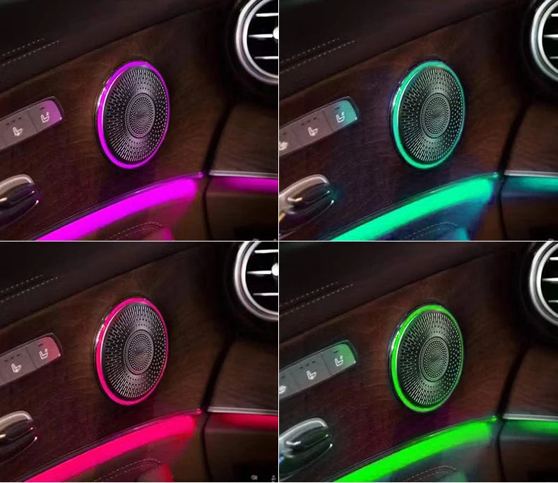 LED Ambient Speaker Covers for Mercedes Benz W205 W213 X253 Tidesmit