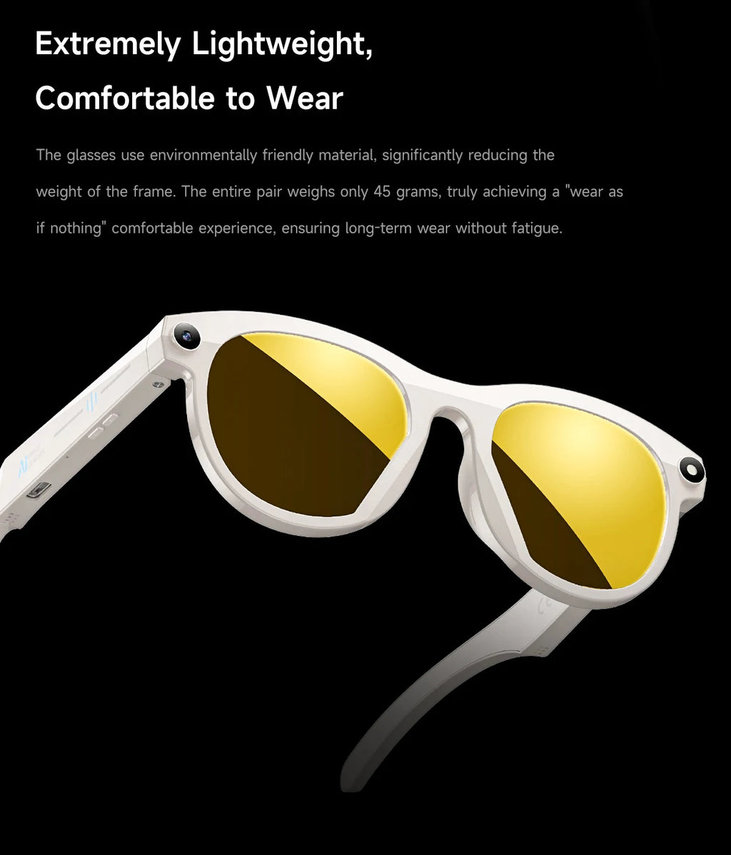 AI Smart Glasses with Camera & Bluetooth Audio | Tidesmit Tech Tidesmit