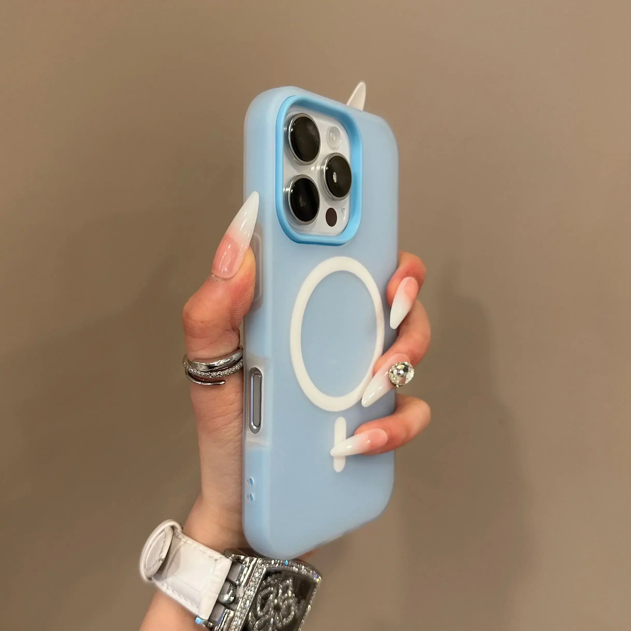 MagSafe Phone Case with Military-Grade Protection for iPhone Dark Blue Tidesmit
