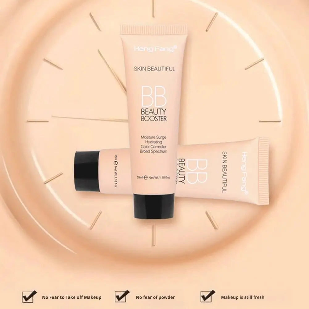 Tidesmit Natural Concealer BB Cream moisturizing face makeup swatch showing translucent nourishing texture