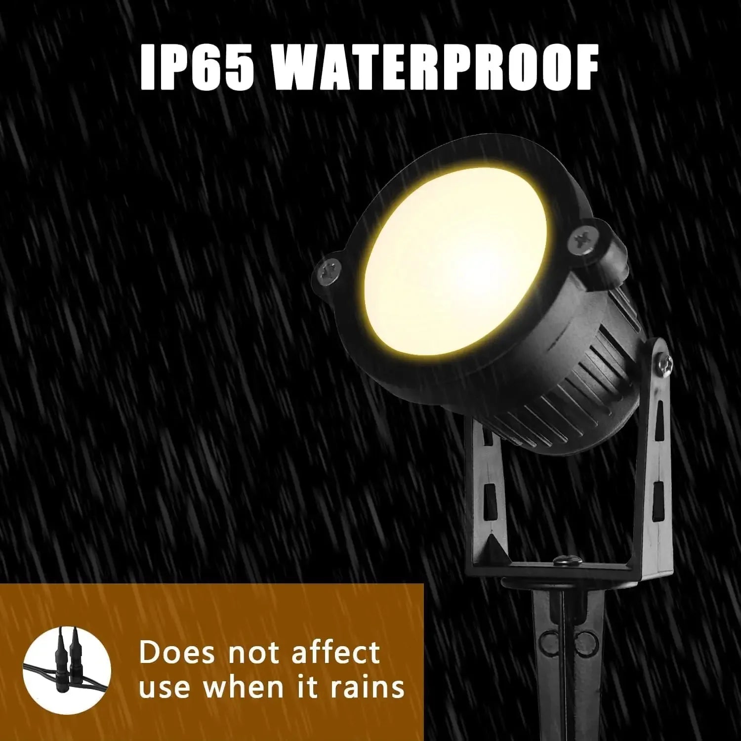 10 Pack 5W 10W Low Voltage Landscape Lights 12V with Connectors Waterproof Outdoor Spotlights for Trees Pathway Lawn Yard