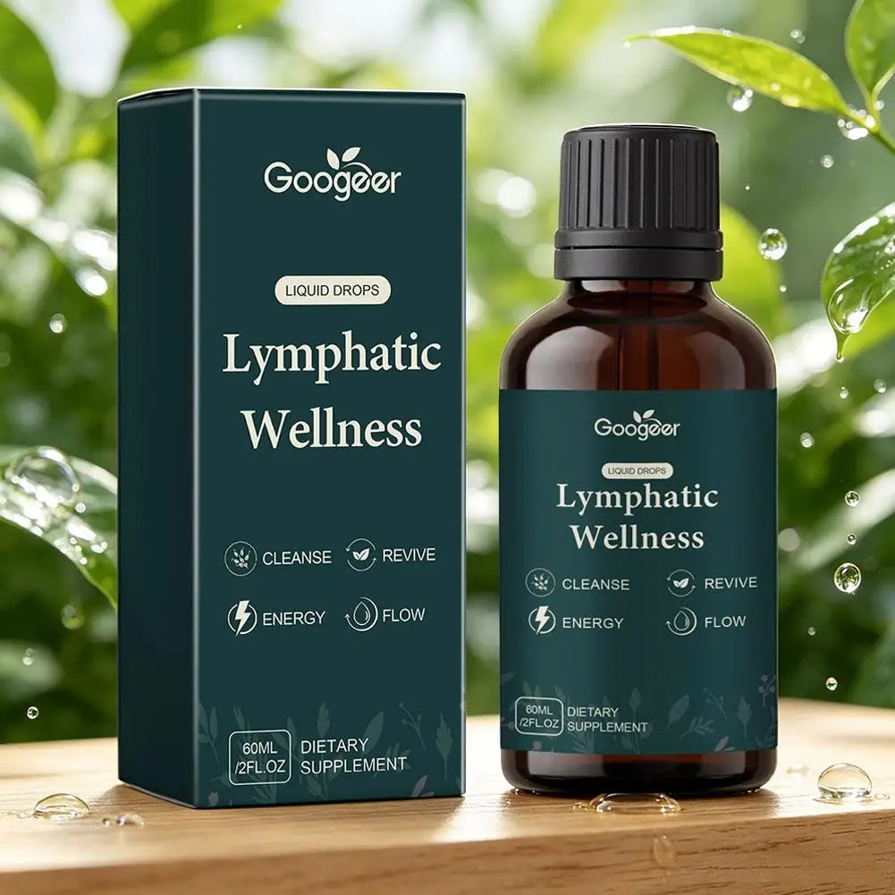 Lymphatic Drainage Drops 2000mg Herbal Blend with Elderberry Echinacea Dandelio Supports Lymphatic Drainage, Immune System