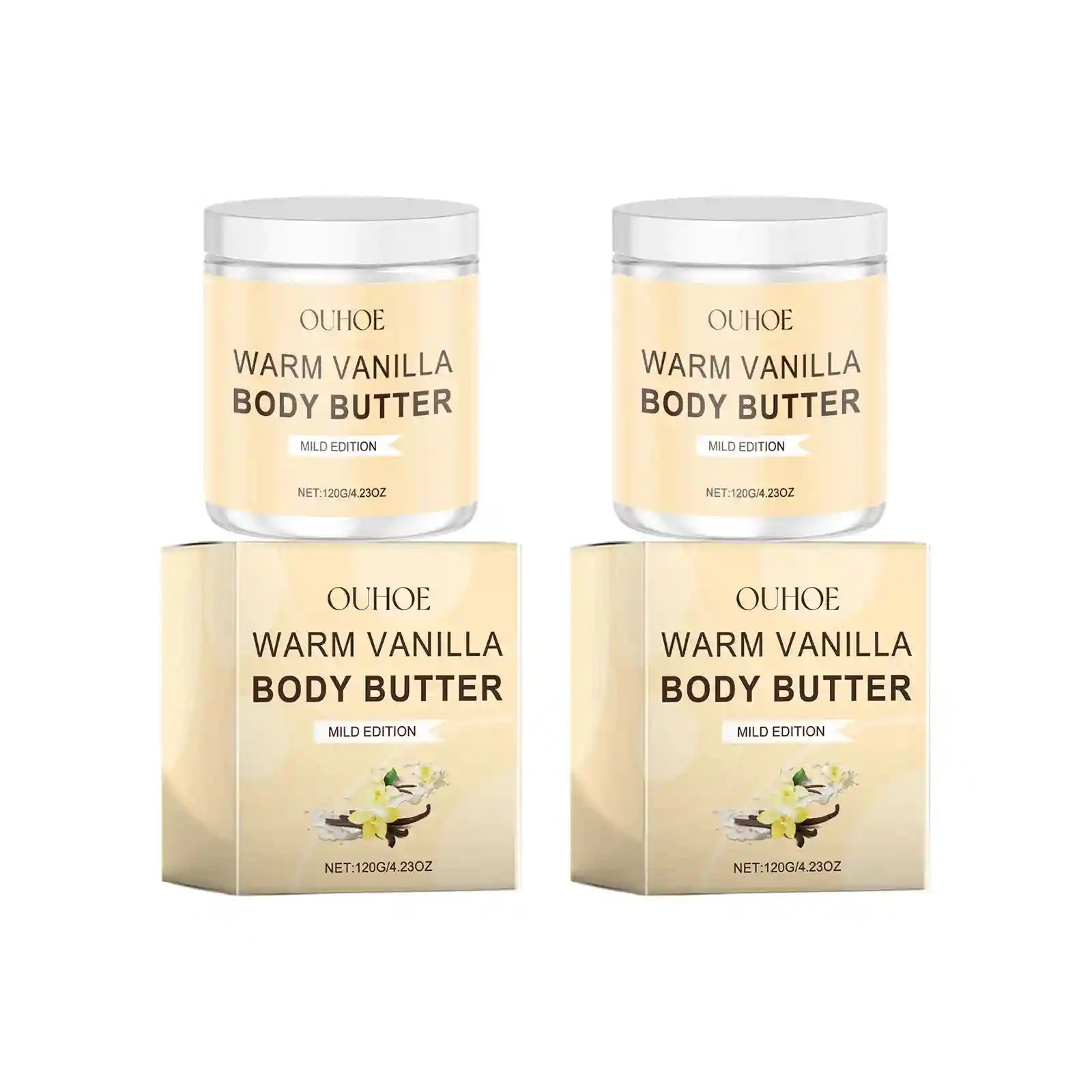 Tidesmit Exfoliating Body Scrub - Vanilla Scented, Dark Spot Corrector Scrubs Treatments 2x120g boxed Tidesmit