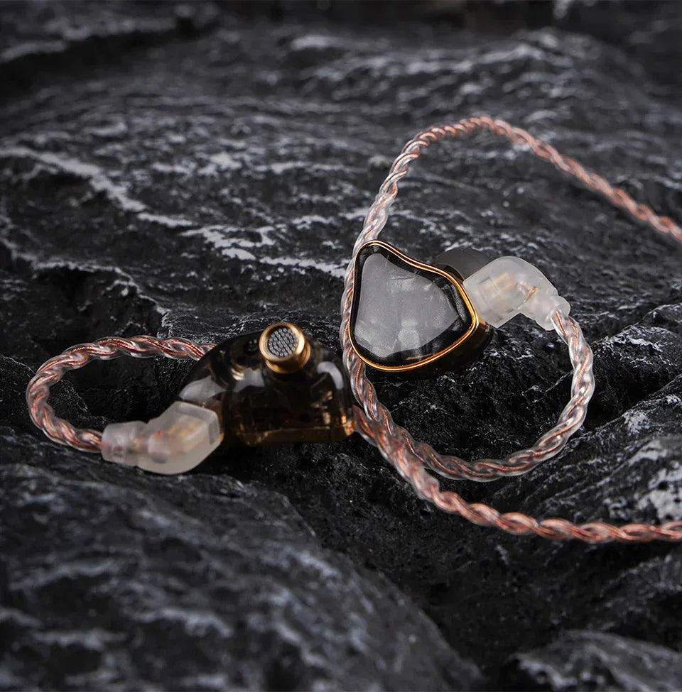HiFi In-Ear Monitors 1DD+1BA Hybrid Dual Driver Earphones | Tidesmit Tidesmit