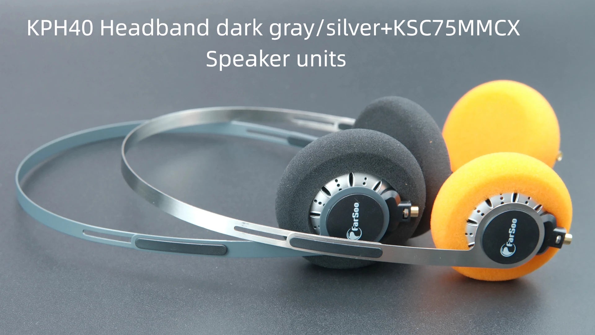 MMCX HiFi Over-Ear Headphones with Deep Bass and Low Latency Audio Tidesmit