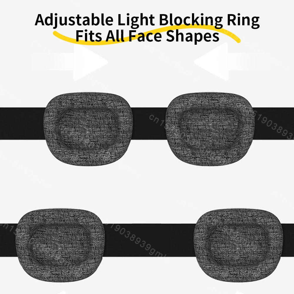 Adjustable 3D Sleeping Eye Mask - Ergonomic Light Blocking Aid Tidesmit