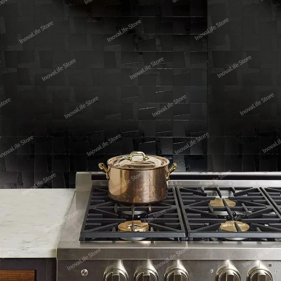 1pcs 30x30cm Waterproof 3d Wall Panels Mosaic Wall Tile Peel and Stick Self Adhesive Kitchen Bath Tile Fireproof Wall Stickers