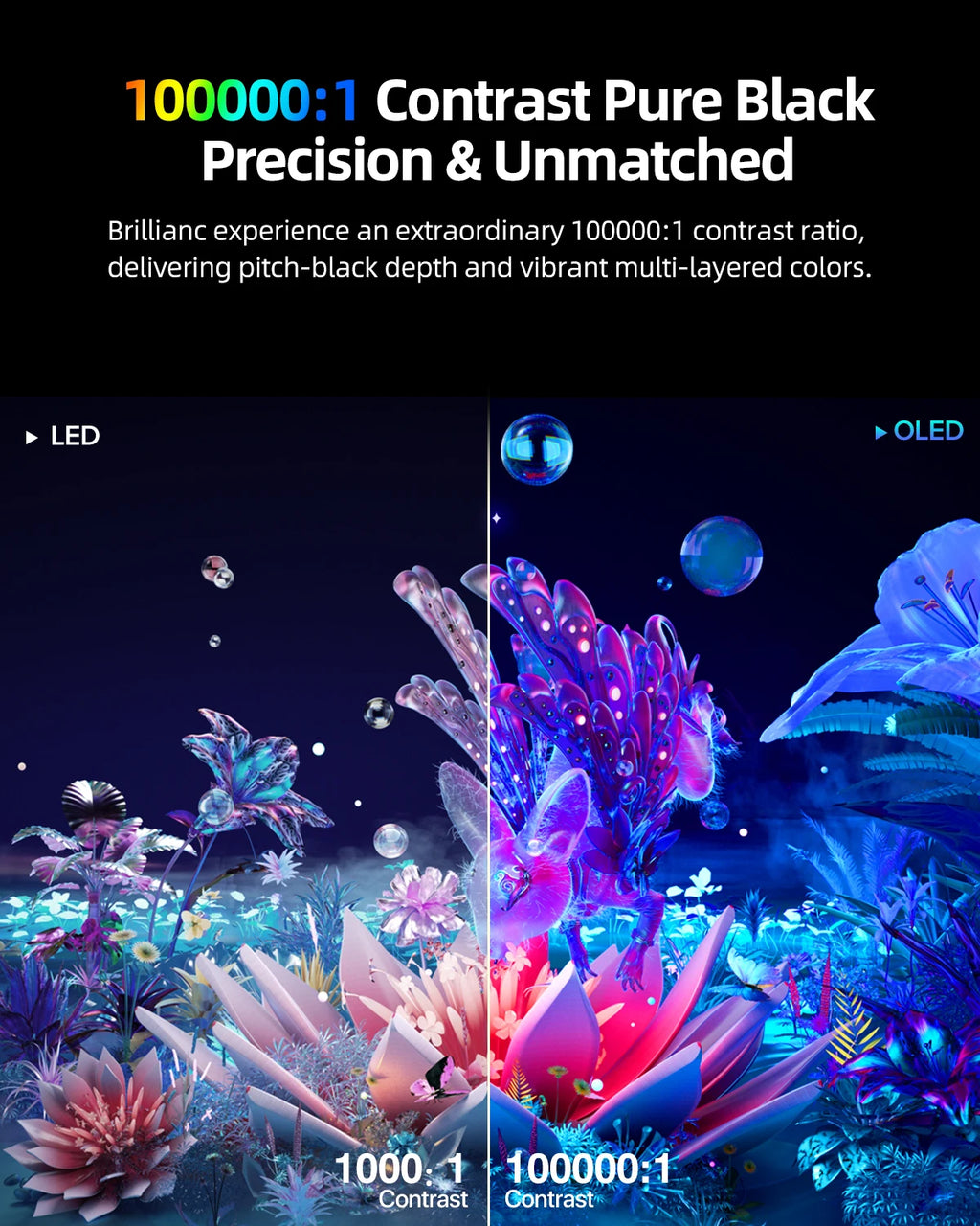 Uperfect 15.6" 4K OLED Screen Portable Monitor 100% DCI-P3 Display 1MS Eye Care PC 60hz For Laptop Mac NUC Mini PC VESA LS Stand