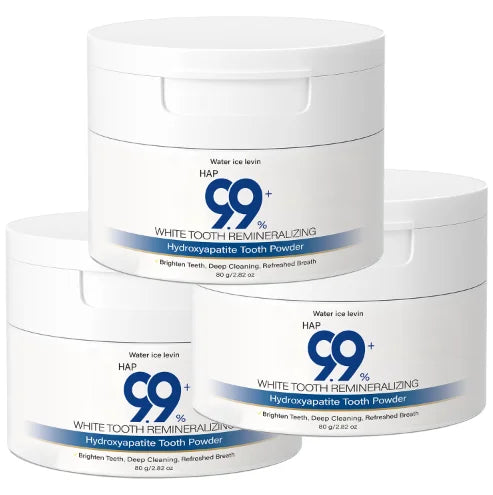 Tidesmit 99% Hydroxyapatite tooth powder for teeth remineralizing, deep cleansing, collagen, and hyaluronic acid.