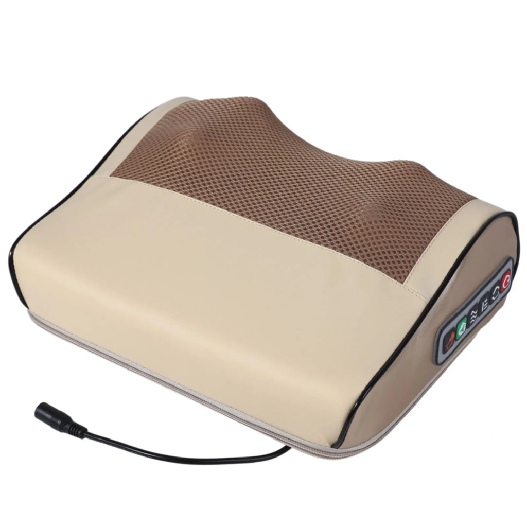 Tidesmit Neck Massager Pillow with Heat – Deep Tissue Muscle Relief Massage Cushion Ivory Tidesmit