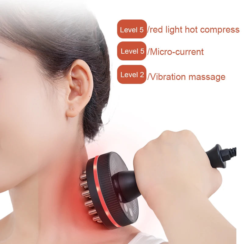 Electric Gua Sha Massager: Heated Deep Tissue Muscle Relief Tool Back Massage Instrument Default Title Tidesmit