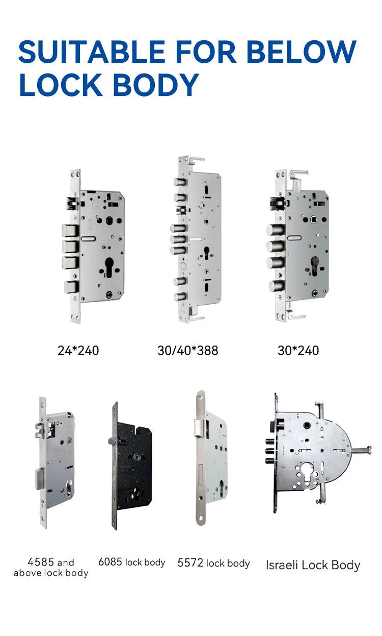 Smart Door Lock Tuya Wifi Smart Fingerprint Cerradura Inteligente Digital Safe Door With Camera Lock For Home