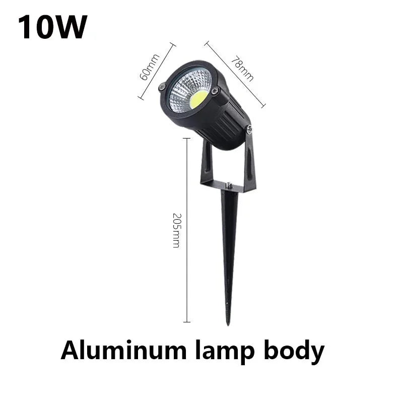 LED Waterproof Outdoor Garden Lawn Lights Spike Bulb 5W/10W/15W Tuinverlichting 220V 110V 12V - Adjustable Solar Powered Garden