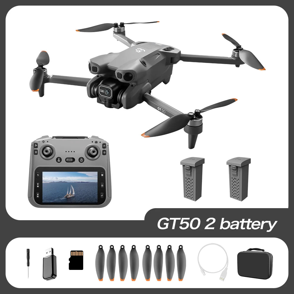 4K Camera Drone with GPS - Foldable Brushless RC Quadcopter by Tidesmit GT50-Brushless-2B Tidesmit