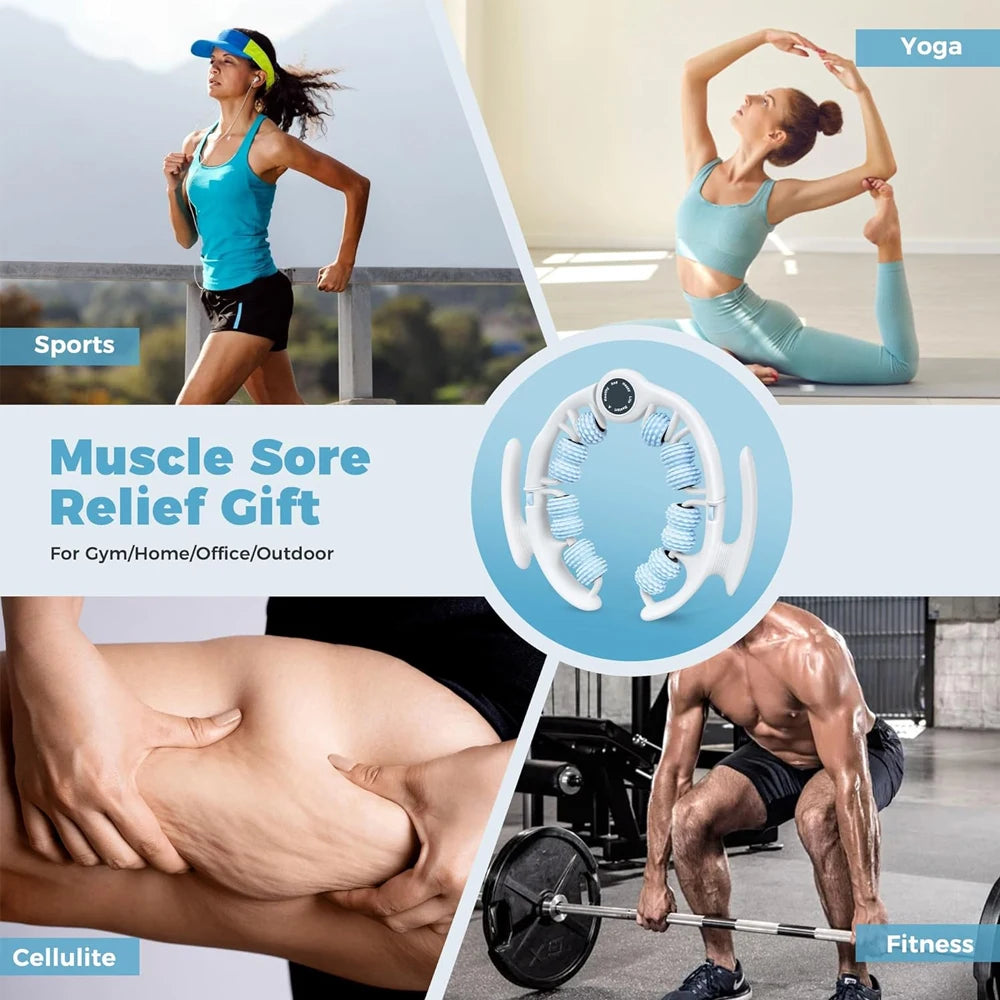 Anti-Cellulite Roller for Lymphatic Drainage and Muscle Relief - Tidesmit Body Shaping Massage Equipment Tidesmit