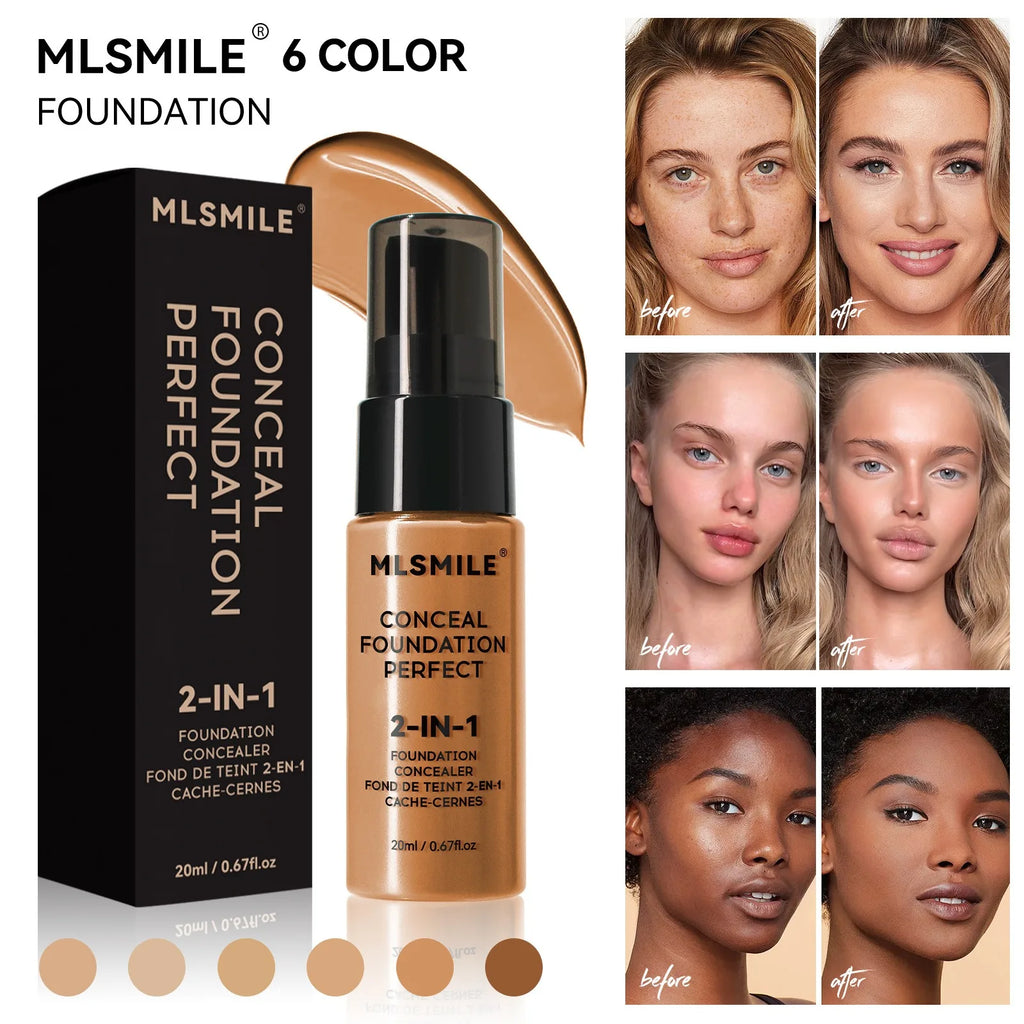 Tidesmit matte liquid foundation for oil control and long-lasting full coverage in a smooth professional texture