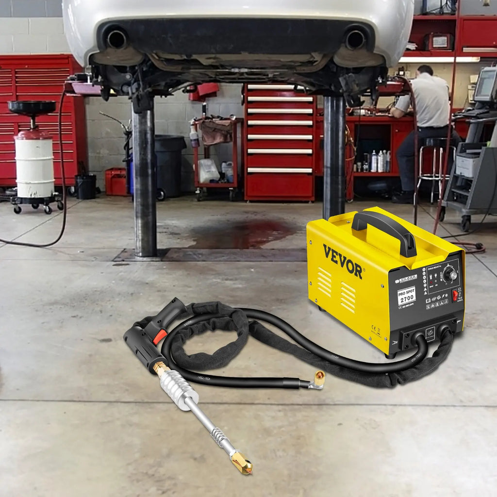 VEVOR Pro Leg Stretcher 220LBS Leg Stretch MachineCarSpotWelder3500ADentPullerKitHandHeldVehicleSpotterWeldingCarBodyBumper