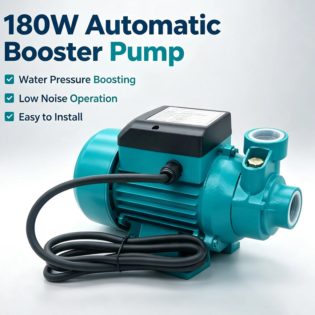 180W Water Pressure Pump Automatic Booster Pump DC 12V High-lift Large Flow Solar Battery Powered Self-priming Pump For Household And Garden Irrigation