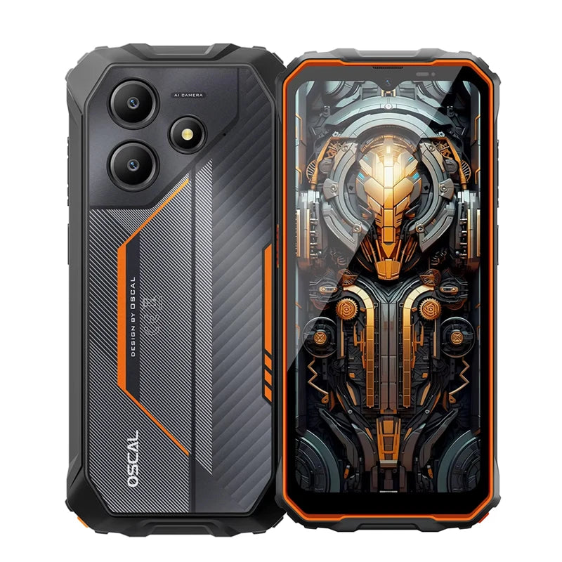 Blackview OSCAL Marine 2 Rugged Phone AI 11000mAh Battery 6.56 " HD+ Display Unisoc T6158GB RAM 128GB Smartphone Android 15 NFC