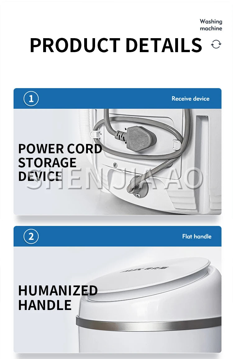 Tidesmit mini automatic shoe washing machine for sneakers and slippers in a compact home laundry design