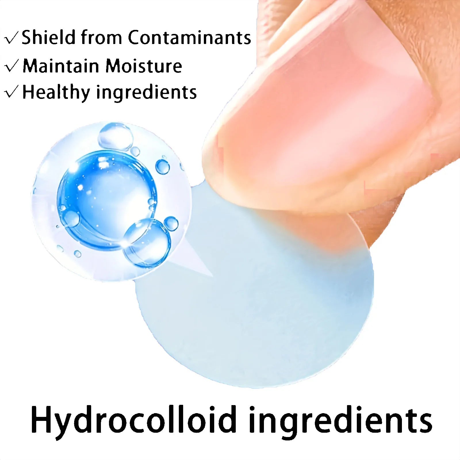 Tidesmit hydrocolloid acne patch for invisible, waterproof facial cleansing and spot care, image 12 of 15