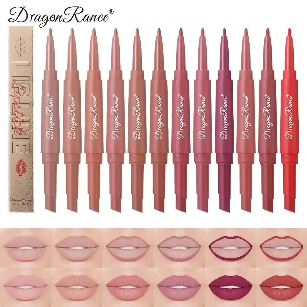 Matte Lip Liner and Lipstick Pen | Waterproof Long Lasting 2-in-1 Lip Care Tidesmit