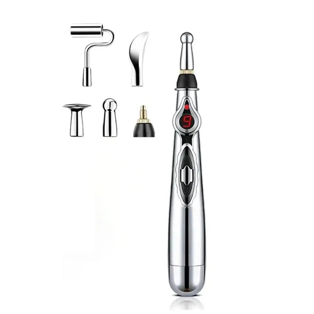 Electric Acupuncture Pen for Targeted Muscle Relief - Tidesmit Body Shaping Massage Equipment 5 Heads Tidesmit