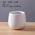 Ceramic Flower Pot Hydroponic Pots Garden Table Top Plant Decoration Supplies Bonsai Succulent Vase