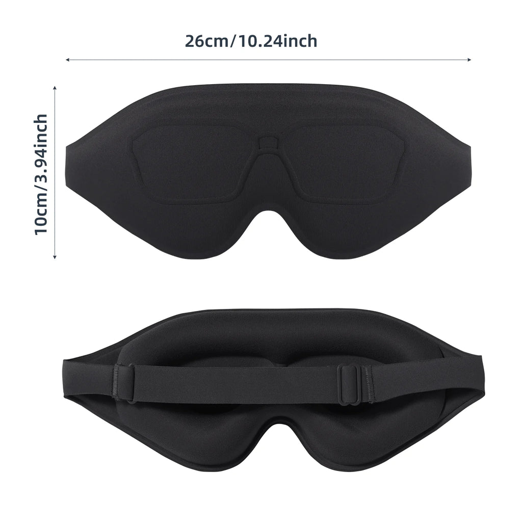 3D Sleeping Eye Mask Shading Breathable Eye Cover Natural Sleeping Eye Mask Memory Foam Block Night Mask Blindfold for Sleep