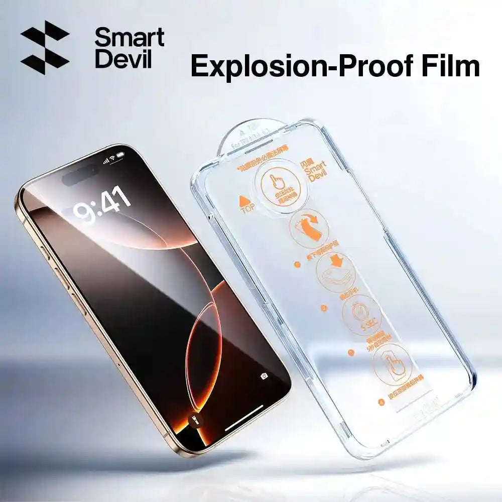 iPhone 17 Pro Max Screen Protector | Dust-Free 9H Tempered Glass AE 1 Piece iPhone17 Tidesmit