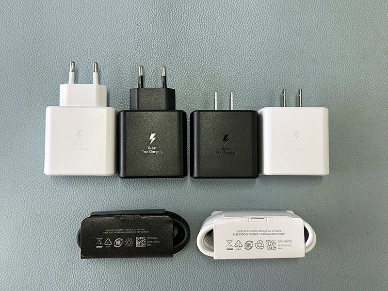 Samsung 45W USB-C Fast Charger PD Adapter for Galaxy S25 S24 Tidesmit