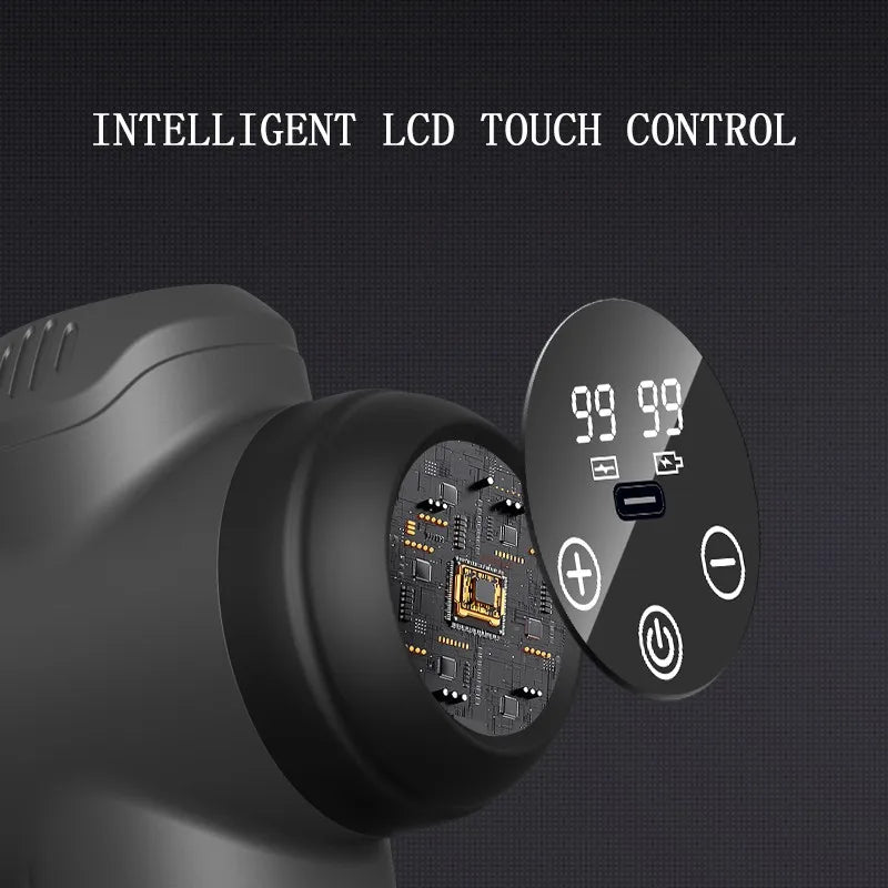 Deep Tissue Muscle Massage Gun - 99 Speed Pro Recovery Device Fascia Gun Tidesmit