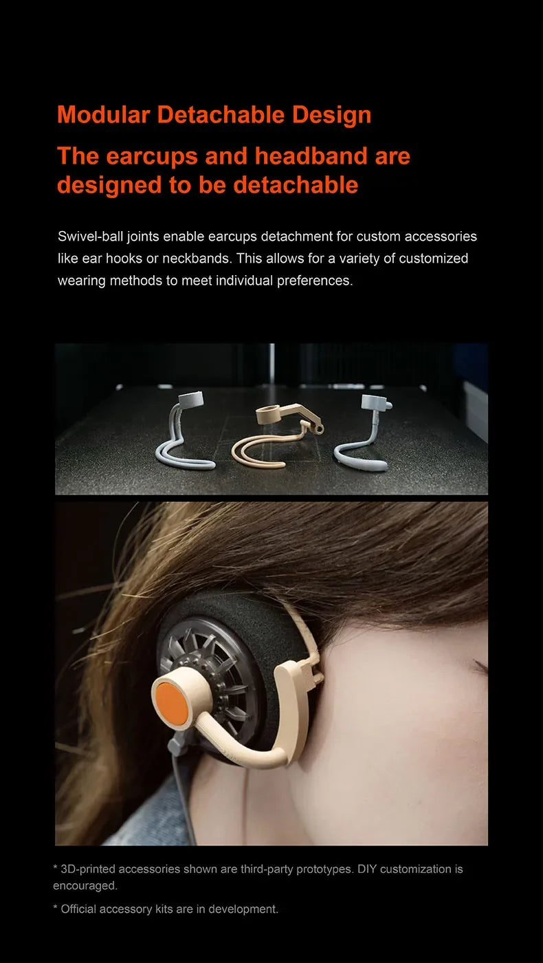 Moondrop 40mm Dynamic Driver On-Ear Headphones by Tidesmit Tidesmit
