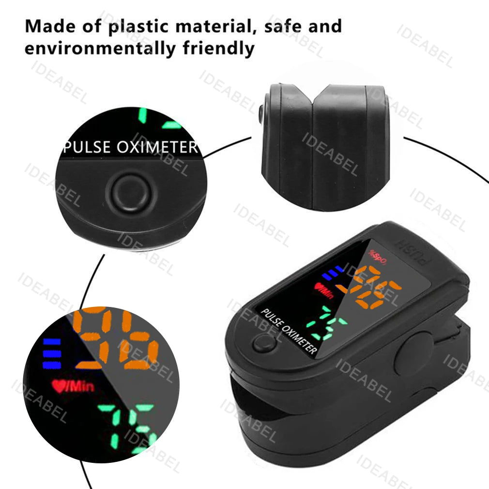 LK89 Finger Pulse Oximeter Medical Portable blood oxygen oxymetre Heart Rate Saturation Meter OLED Oximetro de dedo LED Display