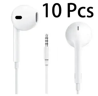 1/5/10PCS 3.5mm Universal Wired Headphones Comfortable stereo wired headphones For mobile phones, computers and more. 10 Pcs Tidesmit