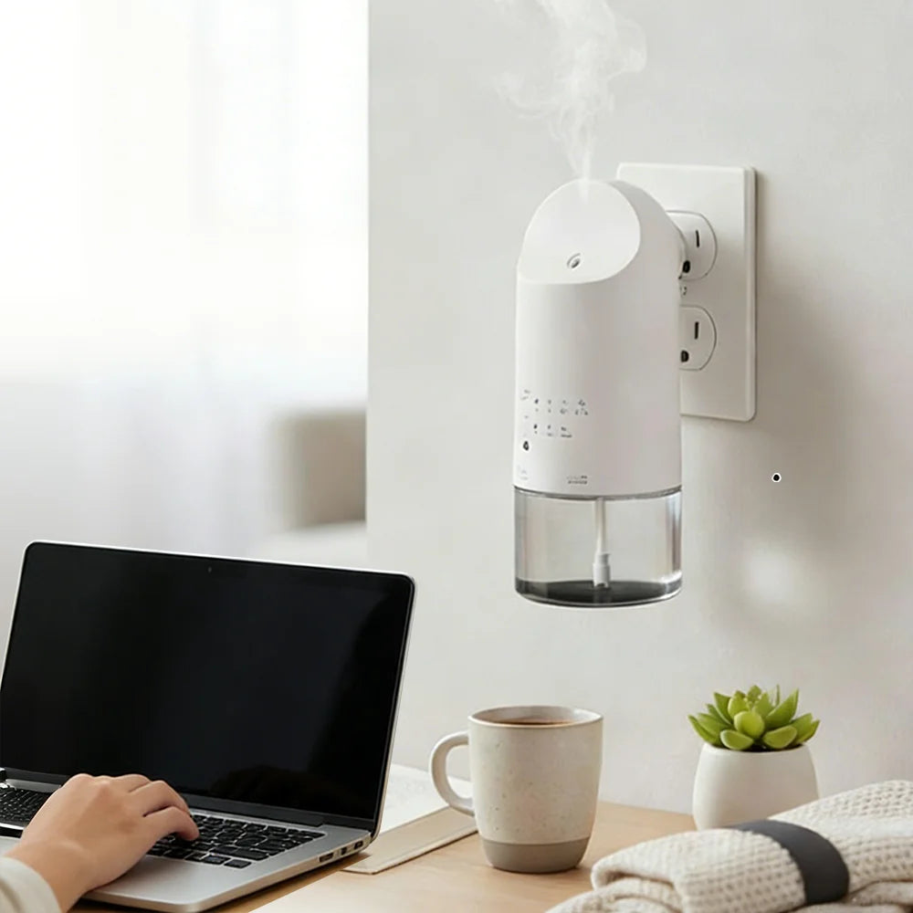 Plug in Waterless Aroma Diffuser Hotel Frangrance Diffuser And Essential Oils Atomizing Efficienc Home Air Freshener