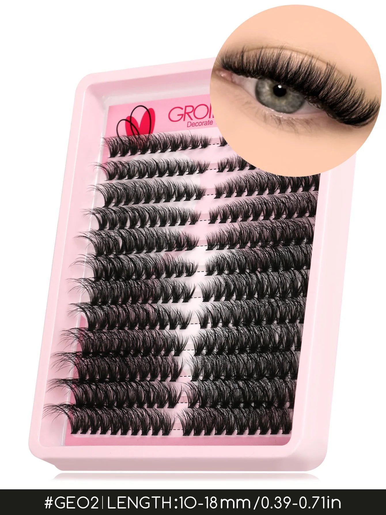 Wispy False Eyelash Clusters - DIY Salon-Quality Cat Eye Set False Eyelashes Lashes Clusters 02 Tidesmit