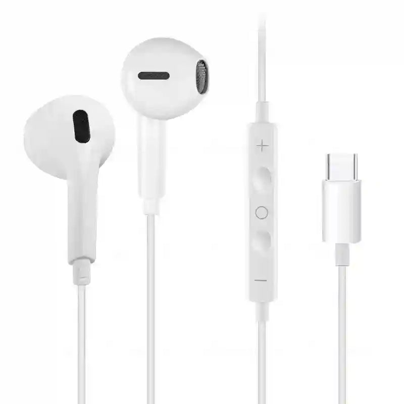 USB C Wired Earphones with Microphone - High-Fidelity Audio Clear Calls Tidesmit