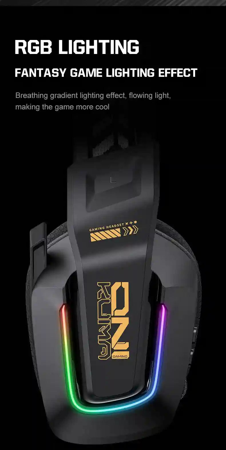 Tidesmit GT828 Wireless Gaming Headset with Low Latency Audio Tidesmit