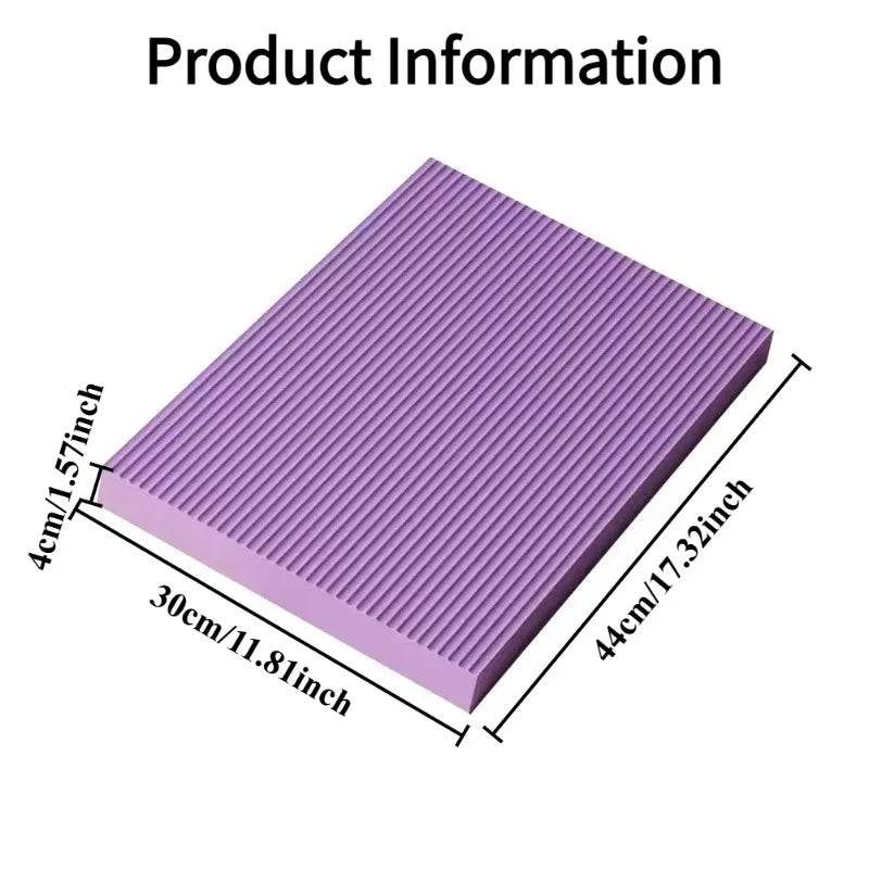Thickened Foam Balance Pad High Rebound Non-Slip, Yoga Kneeling Mat for Core Stability & Women Fitness Training