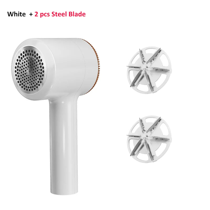Tidesmit portable electric fabric shaver and lint pellet remover featuring ergonomic grip and rechargeable design