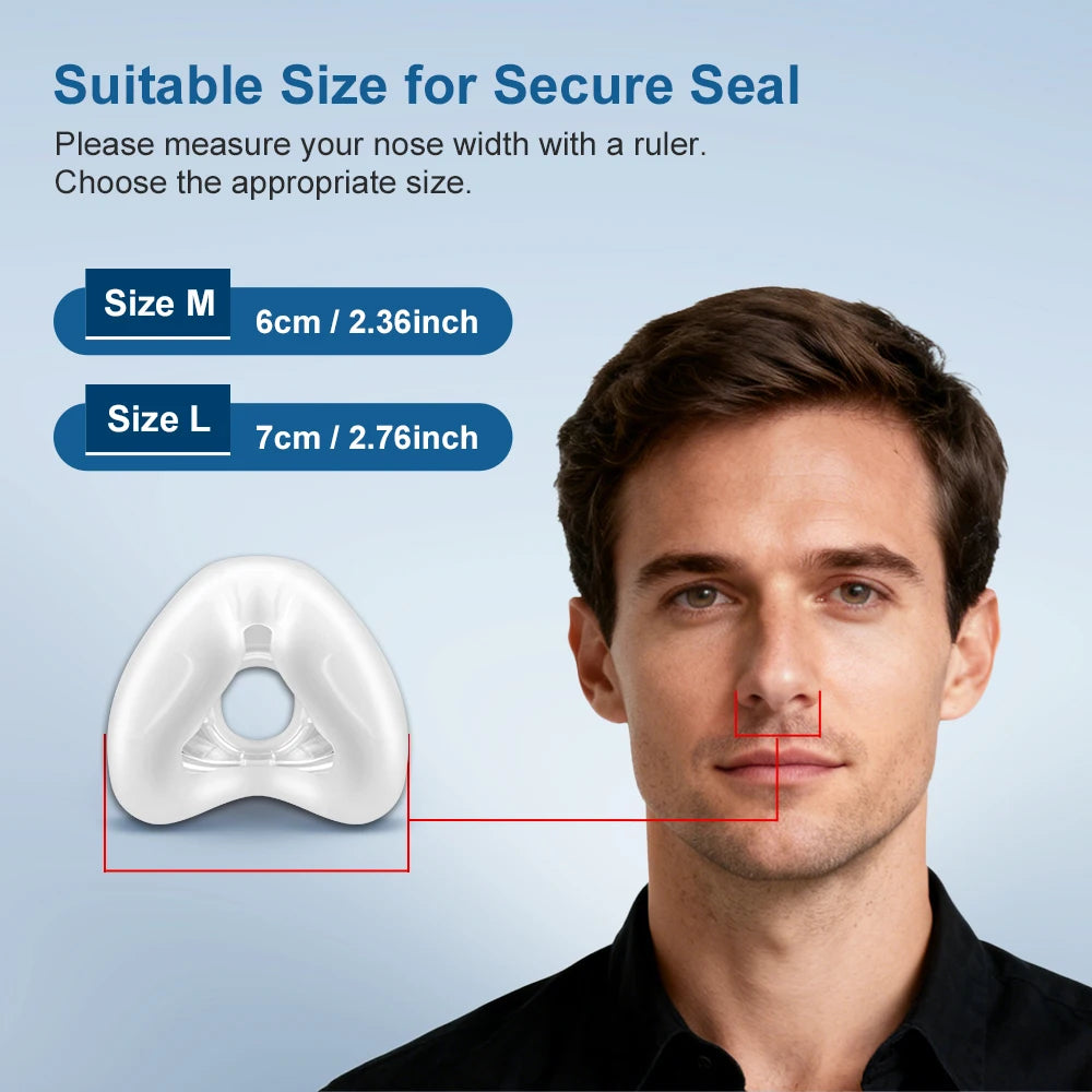 AirFit N20 Nasal Cushion CPAP Replacement Cushion for N20 Nasal CPAP Mask Cushion Replacement Soft Seal Silicone CPAP Accessorie