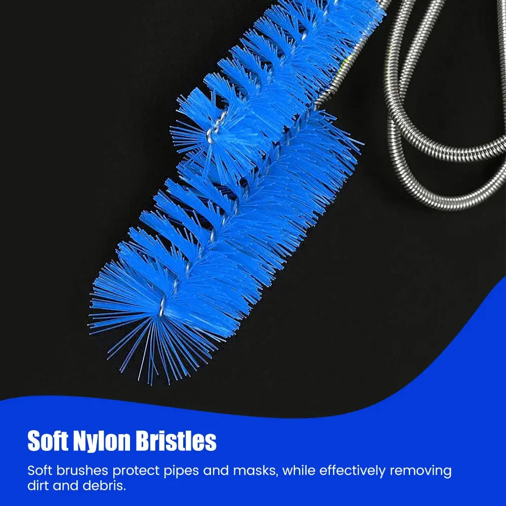1.8M CPAP Hose CPAP Tubing CPAP Pipe Auto APAP Anti Snoring Apnea Respitor Ventilator 22MM Tubing Hose + Hose Cleaning Brush Kit