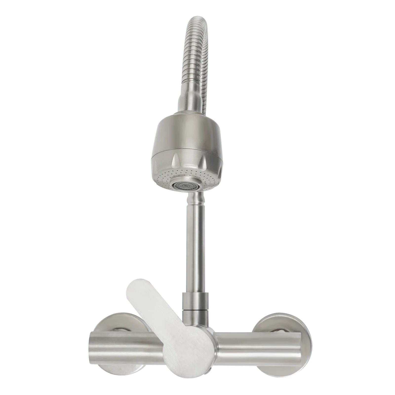 360° Rotatable Faucet with 2 Water Modes, Wall Mounted Kitchen Faucet, Hot and Cold Water Tap for Kitchen Bathroom